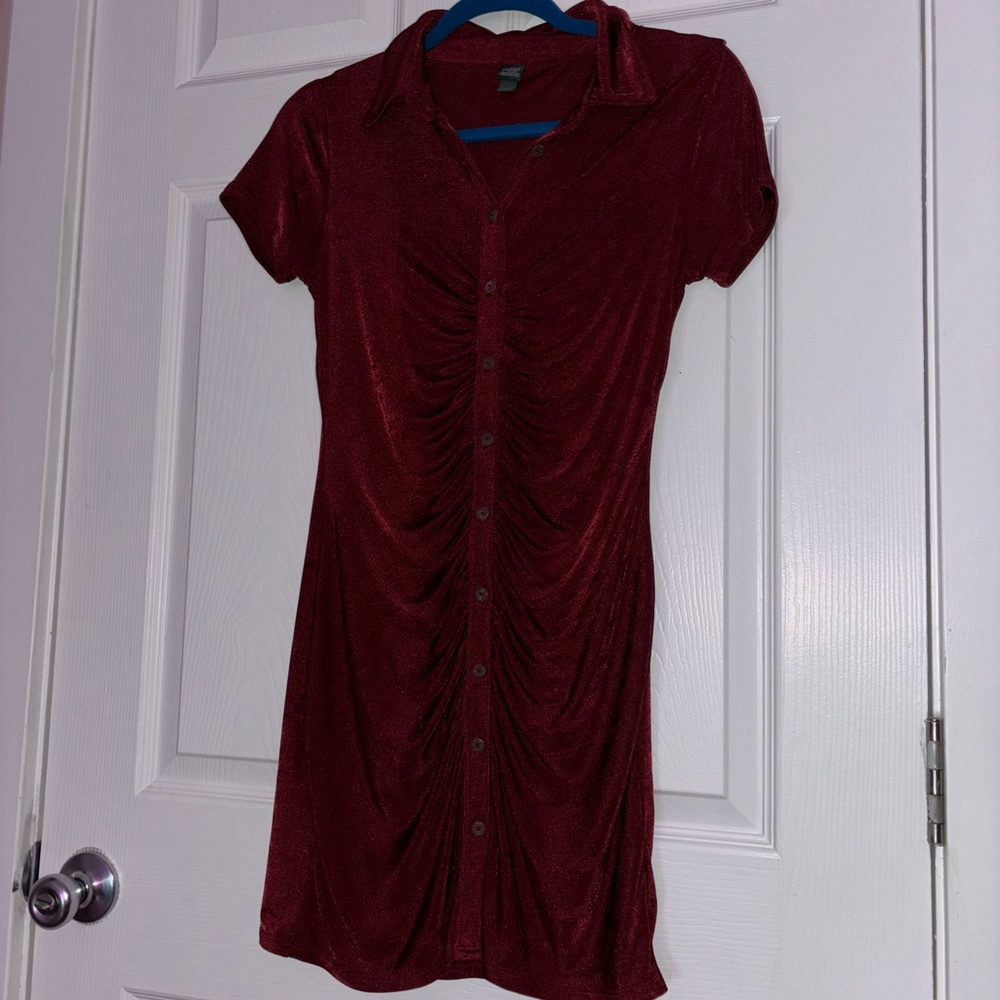 Burgundy Dress